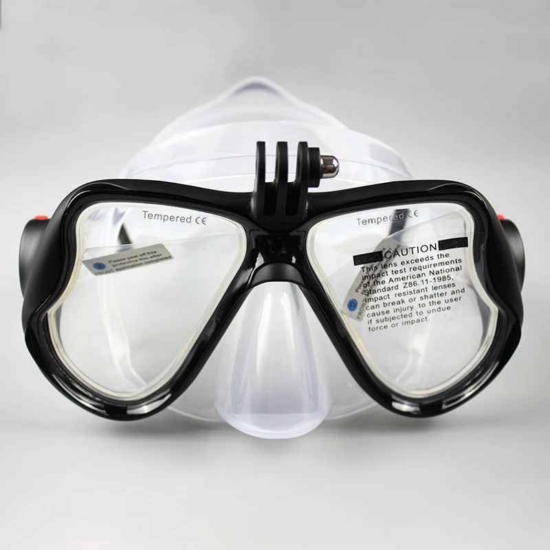 180 Wide View Camera Mount Scuba Diving Mask With Silicone Strap Buy