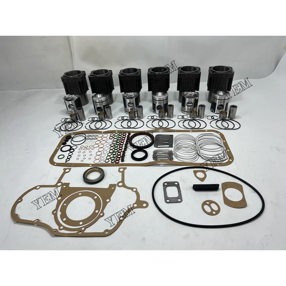 BF6L913 Cylinder Liner Kit With Gasket Set for Deutz Excavator Repair Replacement 2