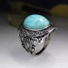 Ancient silver, turquoise