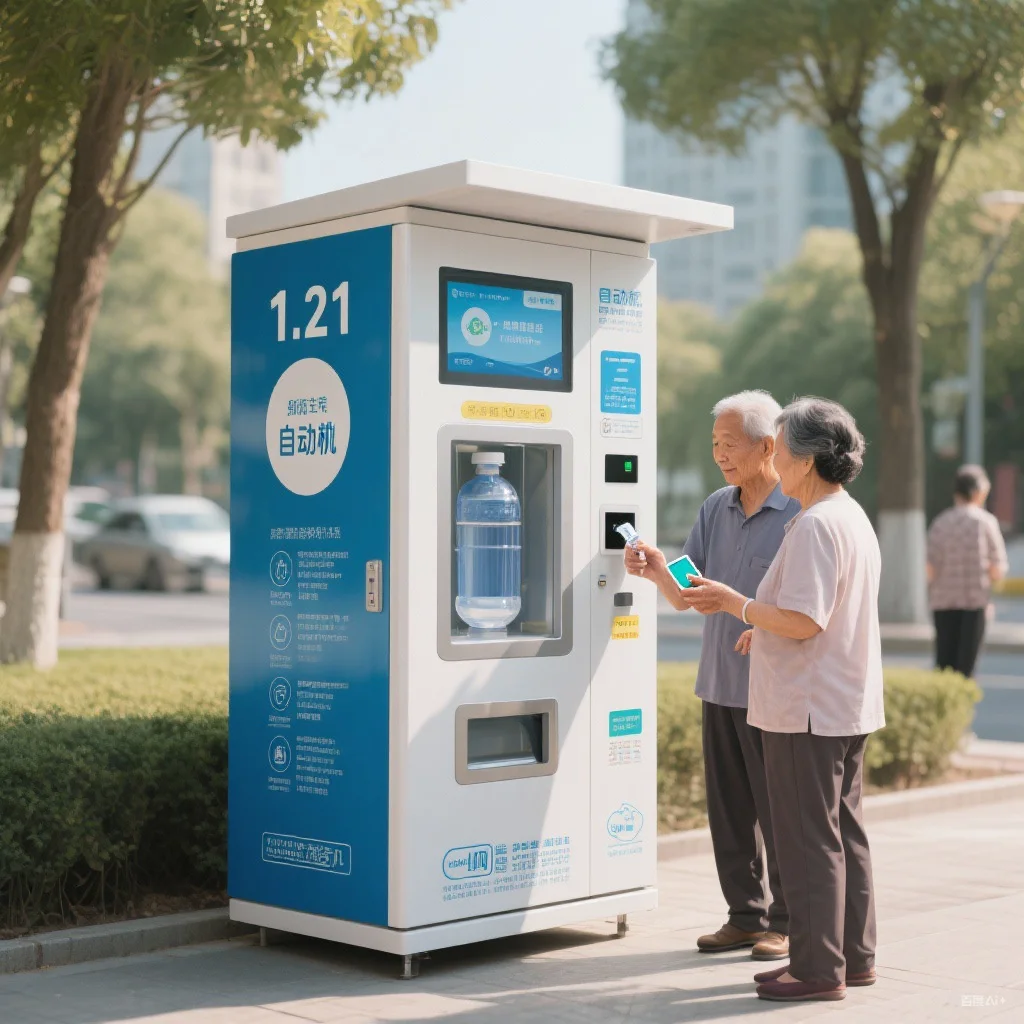 2025 Automatic Coin-Operated Public Water Vending Machine for Cold Water Dispensation in Shopping Malls