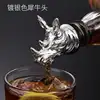 Silver rhino wine mouth