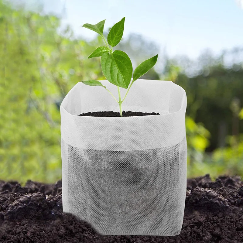 Ecofriendly Pla Seeding Bag Plant Bags Biodegradable Grow Bags For