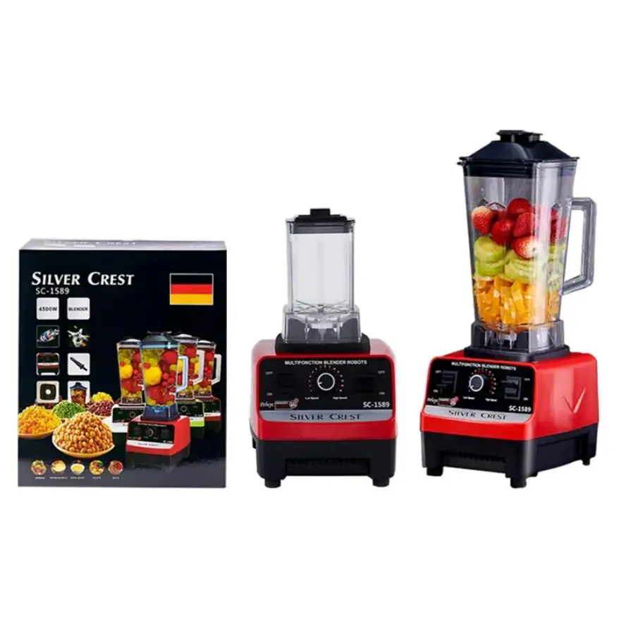 New Fresh Fruit Juice Blender Kitchen Heavy Duty 2 in 1 4500W