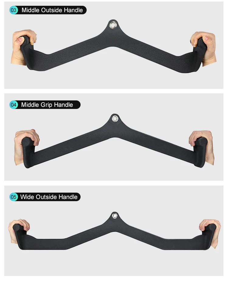 Gym Equipment Pull down Accessories Mag Grips Multi Handle