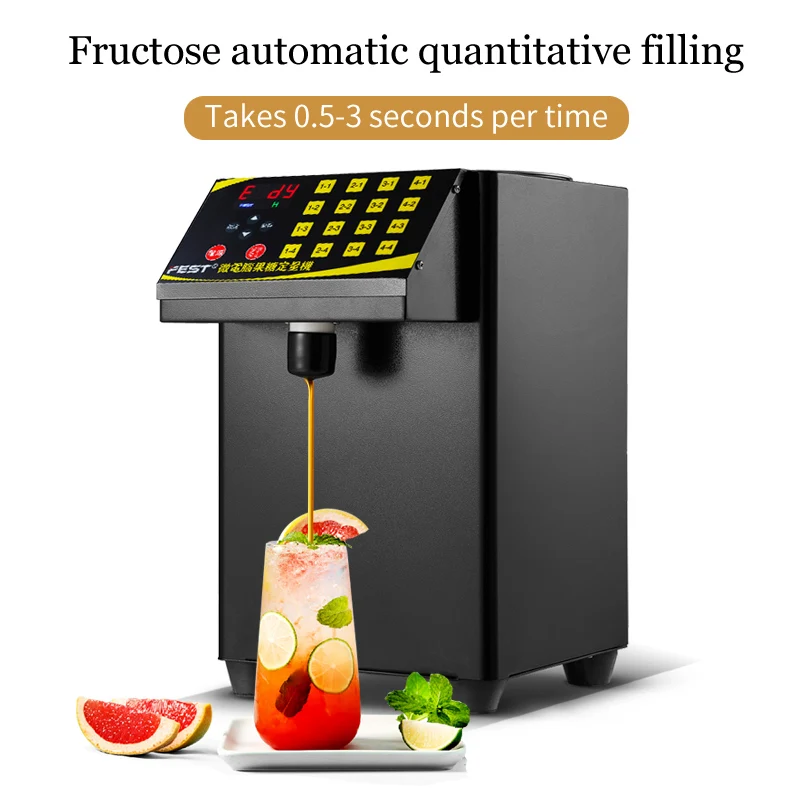 110V Fructose Quantitative Machine Sugar Syrup Dispenser Bubble