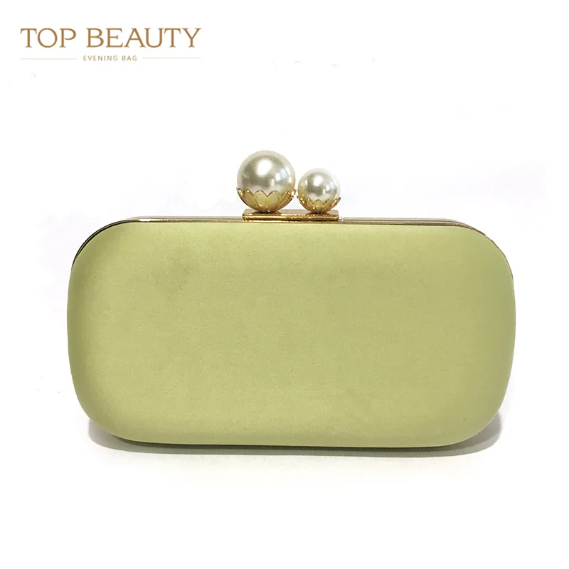 China Factory Wholesale party use Handmade plastic and satin clutch bag for women Portable clutch bag