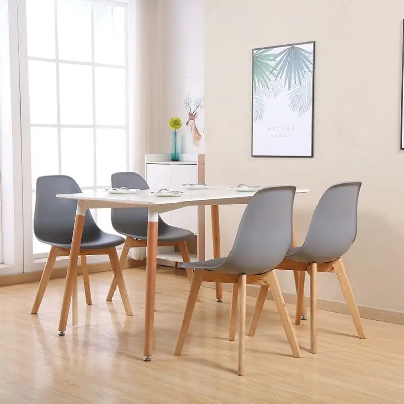 tulip dining chairs with oak legs