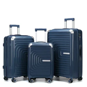 Designer Luggage Wholesale PP Suitcases Luggage Sets With Wheels  20 24 28 Inch Dueable Unisex PP Trolley Suitcase Luggage Bag