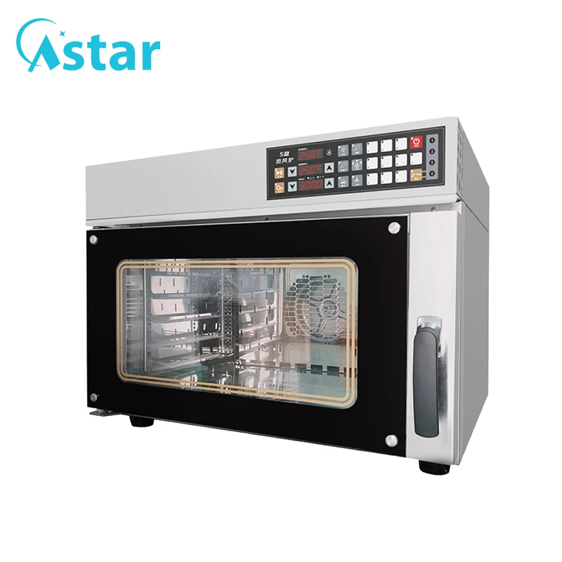 Commercial Rotary Baking Oven Electric Rack Oven for Large Scale Production Bakery With 5 Trays