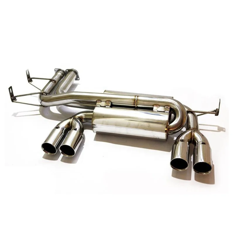 DUAL CATBACK AXLE BACK STAINLESS 2.5" EXHAUST MUFFLER 2.75" TIP for 01-06 BMW E46 M3