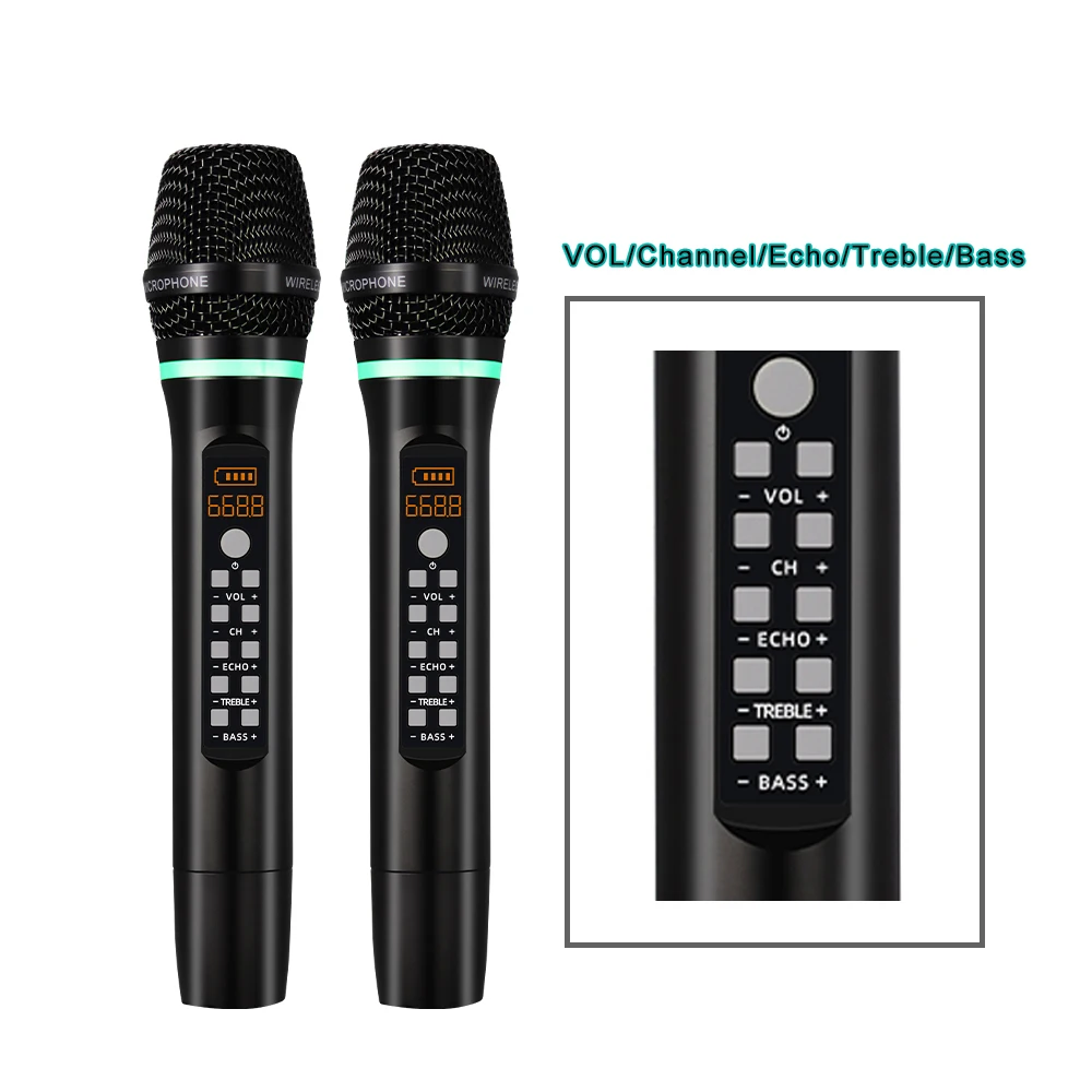 Portable Dynamic Microphone Wireless Sure Handheld Microphone Karaoke