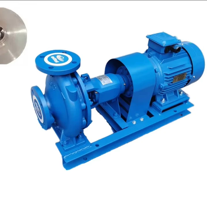 EKD Series Single-Stage End Suction Centrifugal Pump DIN24255 Standard Brass Impeller With Coupling and Base Plate