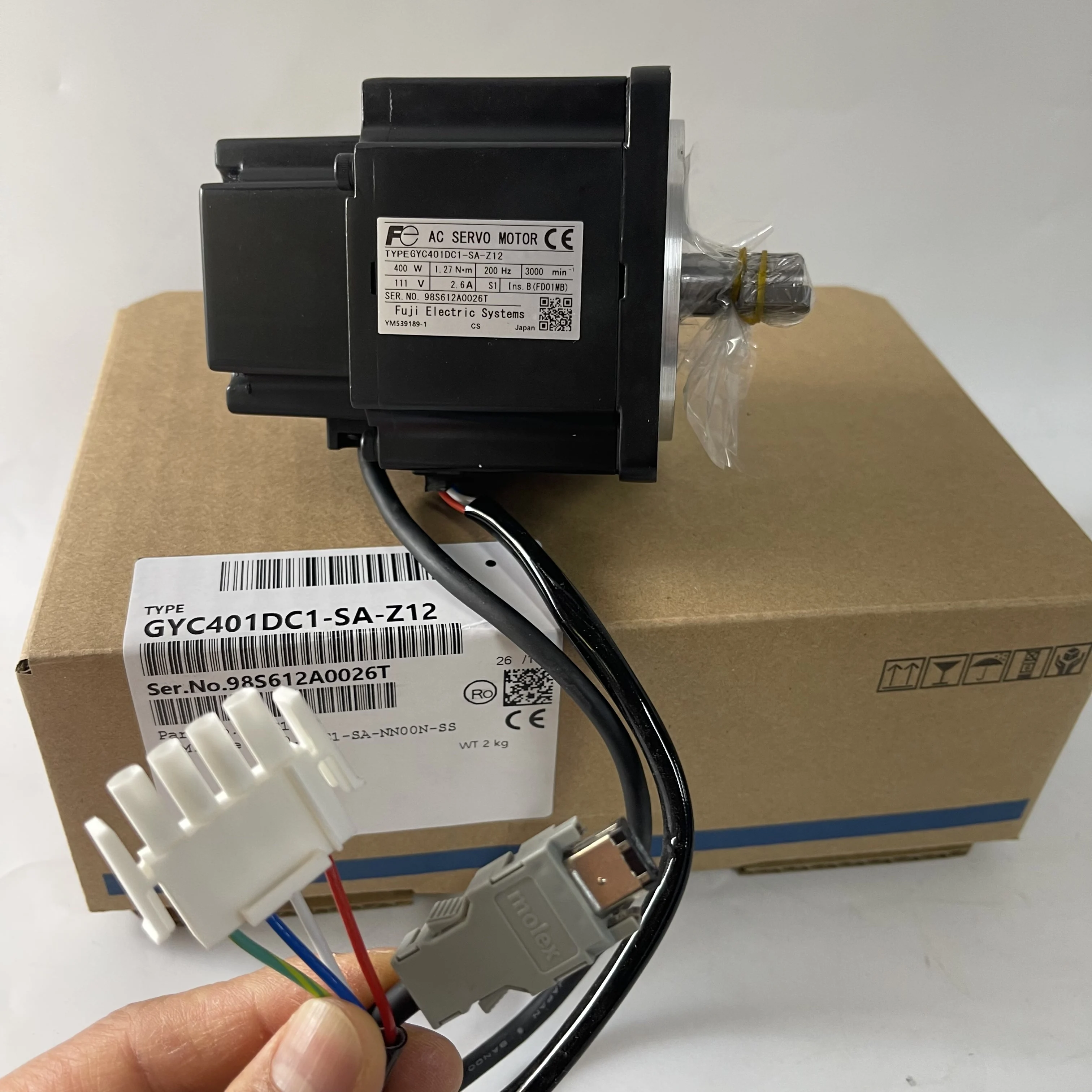 Fuji AC Servo Motor GYC401DC1-SA-Z12