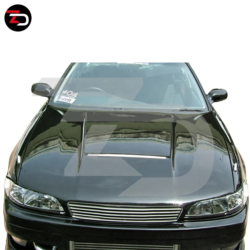 高品質ワンダースタイルファイバーグラス製エンジンフード JZX90