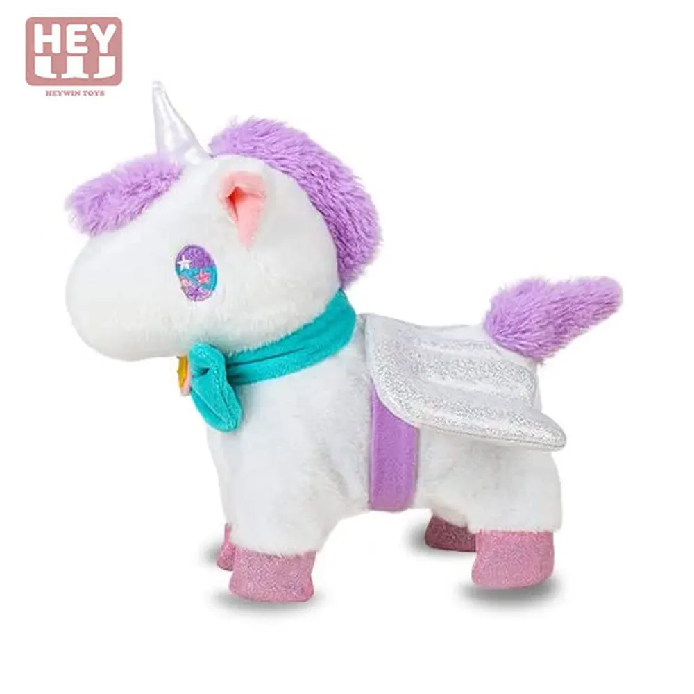 Poney Robot Interactif Réaliste | Marche, Aboie, Remue La Queue | Peluche Robotique Pour Enfant (Blanc) - 9
