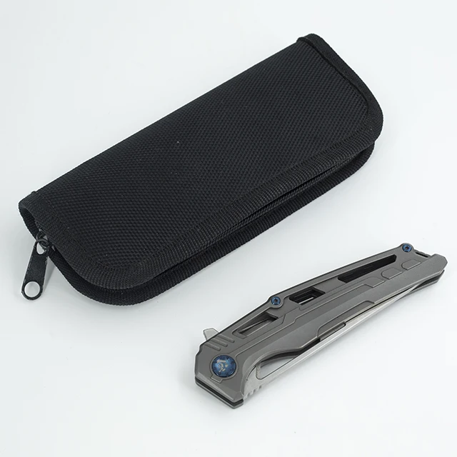 Pocket Folding Knife Pouch With Clip Is Made Of Stainless Steel And Durable