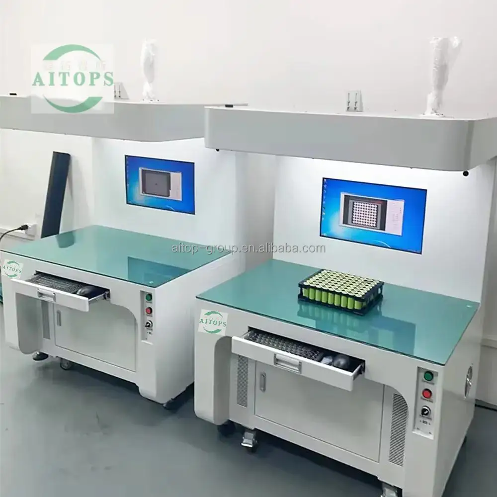 AITOPS CCD лазерная сварка дефектов, обнаружение в машине контроля полярности полюсов литиево-ионного аккумулятора