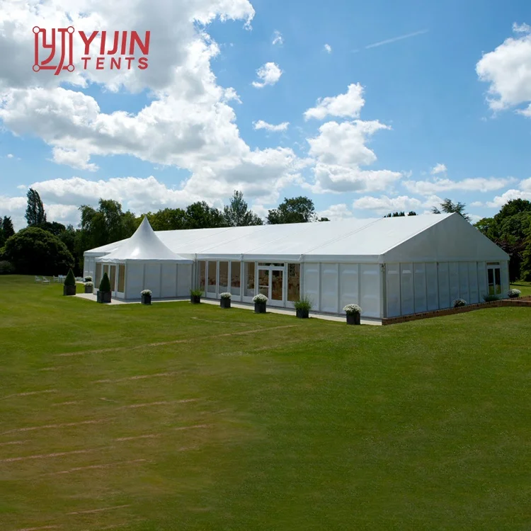 White 20x30 20x40 Wedding Marquee Party Trade Show Tents For Event