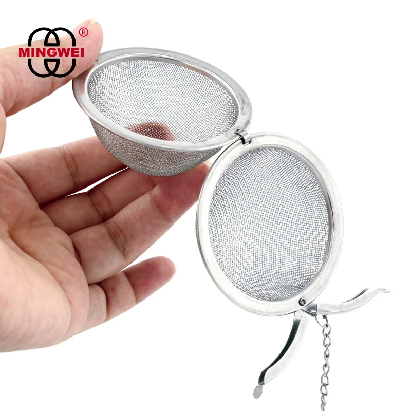 Mingwei Tea Leaf Infuser Strainer 2023 Customized Stainless Steel Mesh