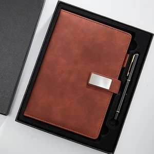 Wholesale Customized Logo Goatskin Leather Cover Notebook Travelers Journal Mental Health Planner Bulk Monthly Organizer