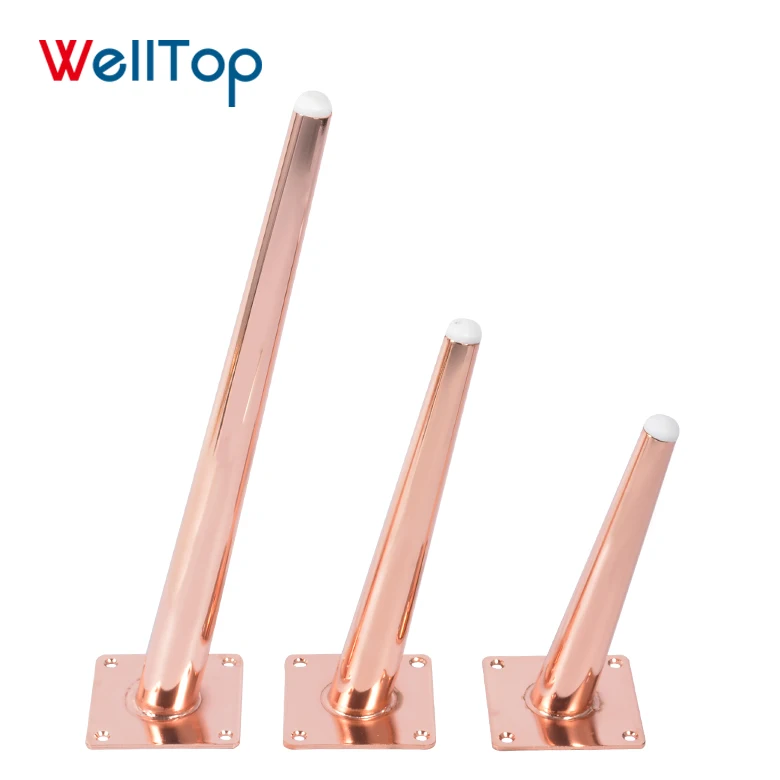 
 150/200/250/300 мм Черный; Цвета: золотистый, Серебристый; Обувь с ремешками диванные металлические Наклонный конус ноги шкаф стул чайный столик ножка кровати VT-03.110  