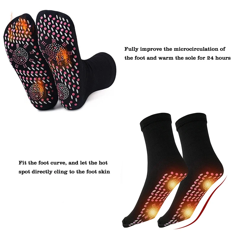 family health care magnetic coated socks warm heat magnetic tourmaline slimming health socks