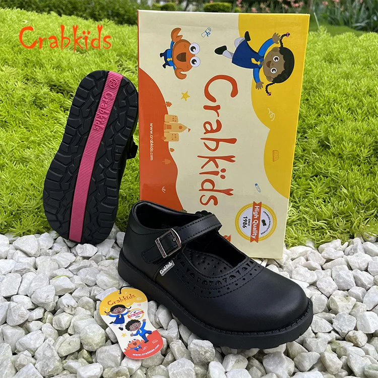 Crabkids New Princess Children School Soft-soled Genuine Soft Kids
