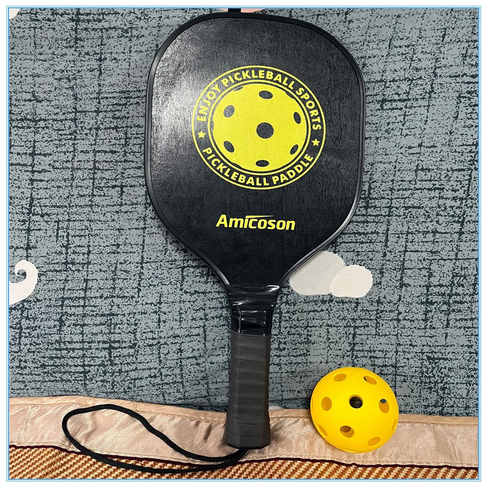 나무 픽 라켓 Pickleball 고품질 전문 나무 비치 패들 훈련 비치 Pickleball 패들 Buy Pickleball