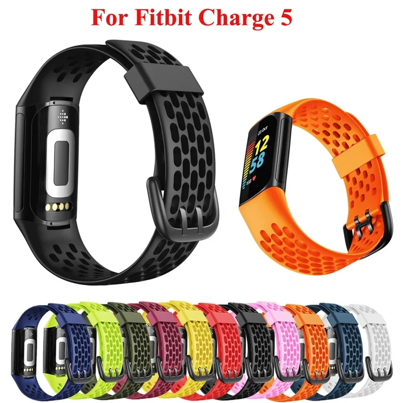 Rubber Smart Watch Straps Fitbit Charge 5 Activity Tracker Watch Sport Soft Wristband For Fitbit Charge5 Strap - Buy Silicon Rubber Charge5 Watch Band For Fitbit Charge 5,For Fitbit Charge