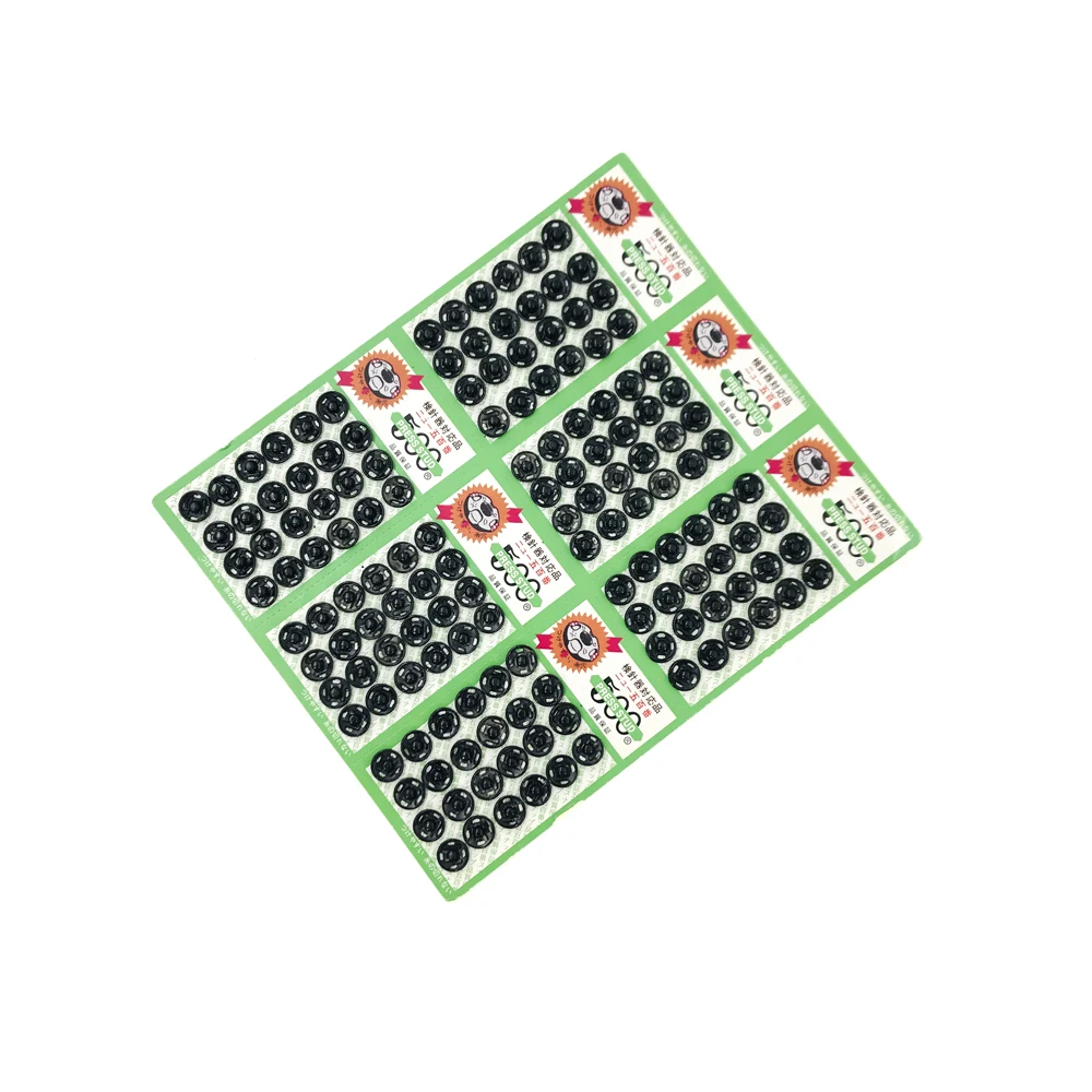 Best Price Fasteners Button for Sewing Double Sided Iron Black  8.5/10/12 MM  Press Studs Snap Buttons Manufacturer