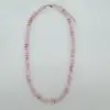Collana in pietra naturale rosa
