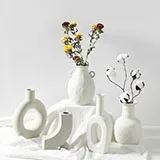  Wholesale modern living room wedding decorative porcelain flower pot Golden edge green and white ceramic vase for home decor.jpg