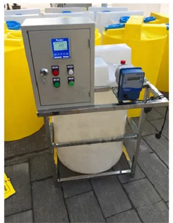 Automatic Chlorine Pam Pac Dosing System Water Treatment System
