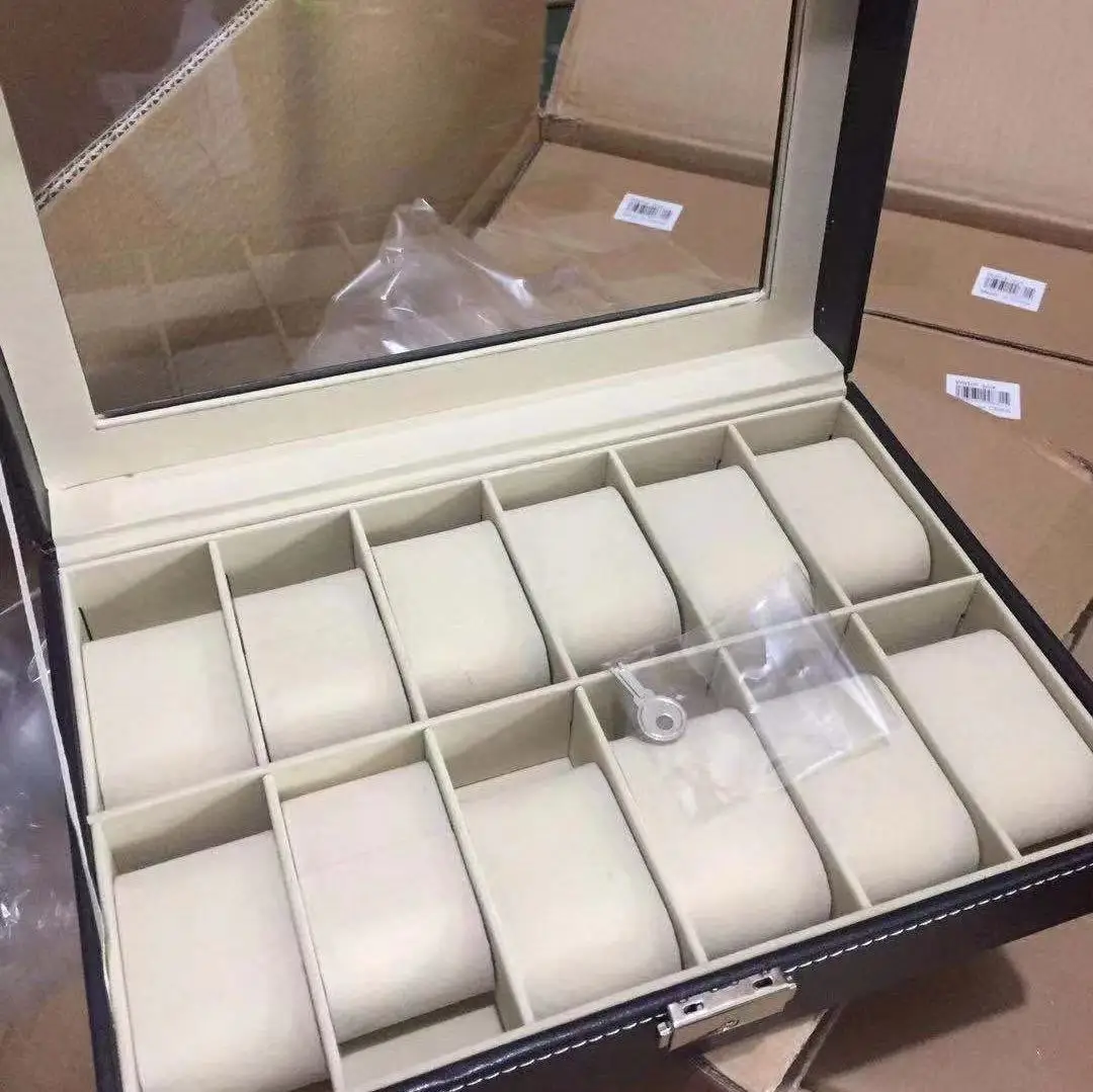 Бархатная коробка для хранения часов с логотипом