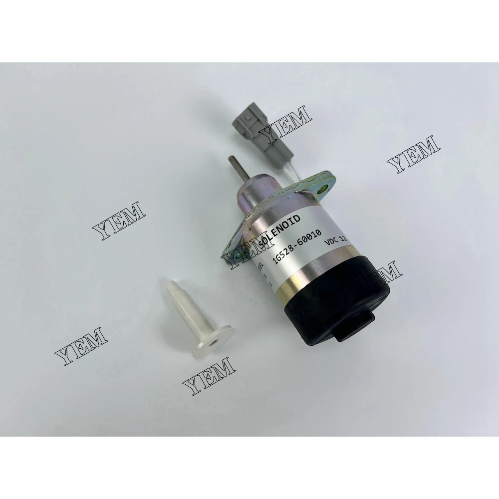 For Kubota Engine V3300 Solenoid Valve 1G528-60010 1E369-60011 12V Spare Part China Engine Parts Supplier