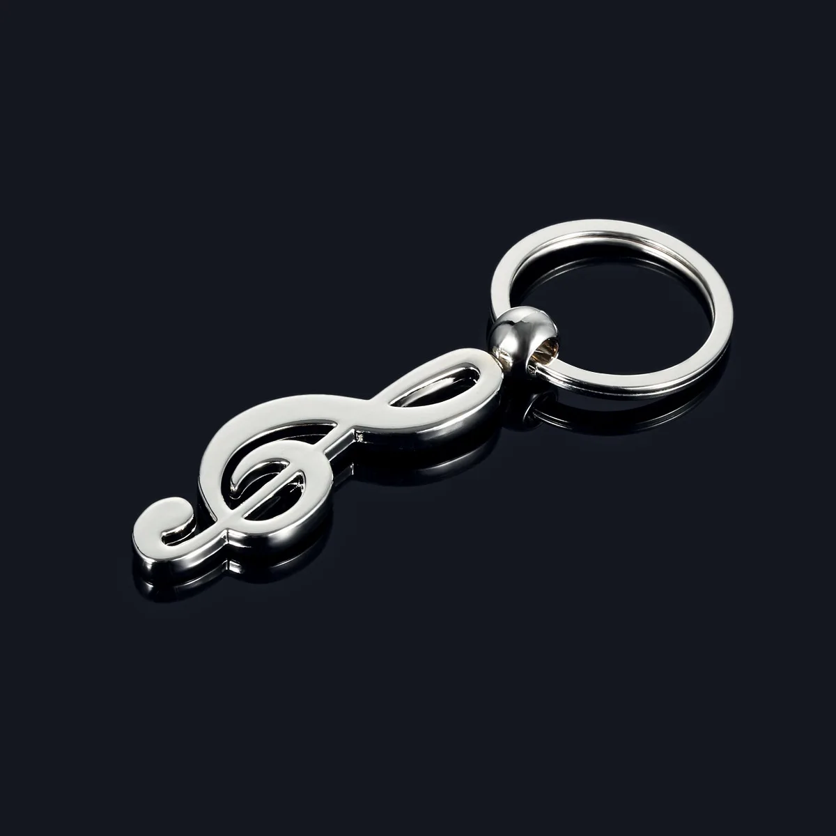 Wholesale Metal Key Chains Musical Note Music Symbol Key Rings Keyfob ...