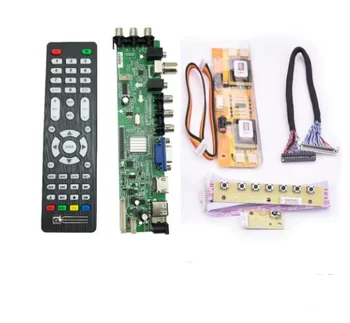 SeekEC D3663lua a81 dvb t2 DVB-C DVB-T/T2 Universal LCD LED TV Controller Driver Board full kit for 17"19"21.5"screen