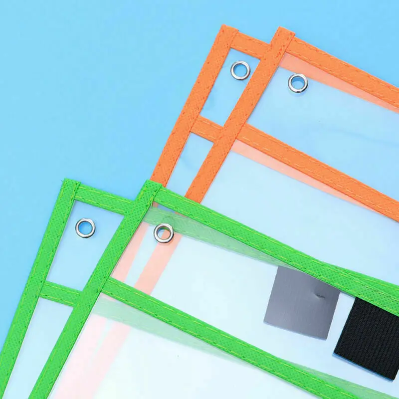 Dry Erase Pocket Sleeves Write And Clean Pockets Paper Saver Tool For