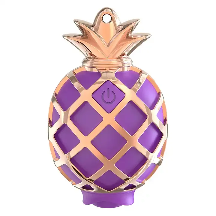 Pineapple Rose Vibrator Adult Female Masturbator with Sucker Nipple  Massager Clitoral Stimulator Sex Toys