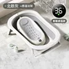 Alfombra de baño con red de baño gris para bañera