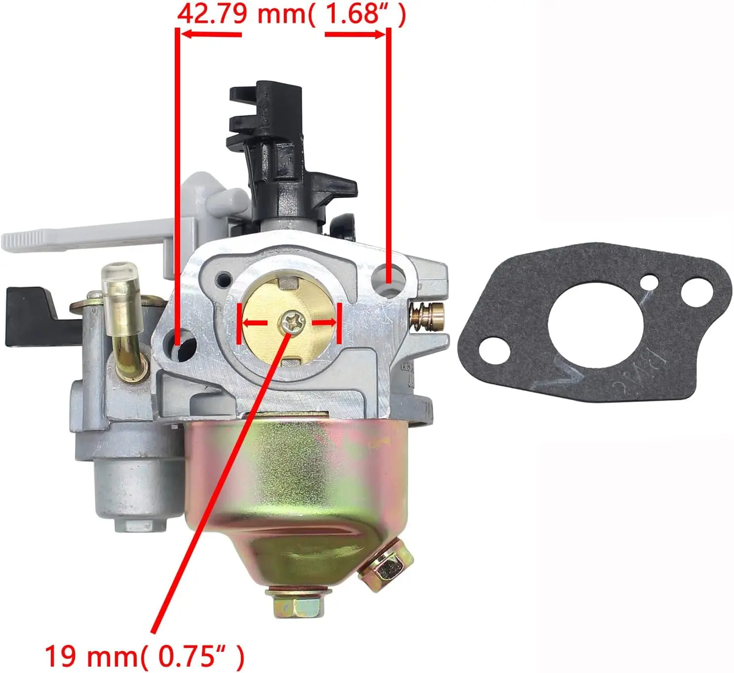 Carburetor Huayi P19 Carb Compatible with Honnda GX200 GP200 168FB 170F 196cc 208cc 212cc 223cc OHV Gas Engine #16100-ZL0-W51