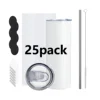 20oz Blanco, base plana con borde.