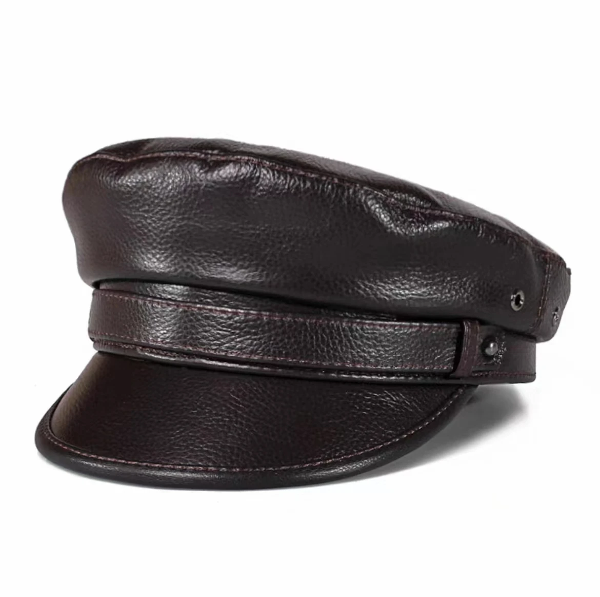 Leather Hat Male And Female Cowhide 