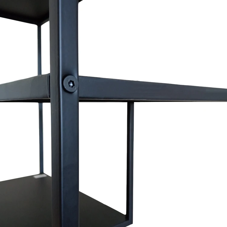 Стальная металлическая Бытовая Мебель книжные полки Складная полка для хранения