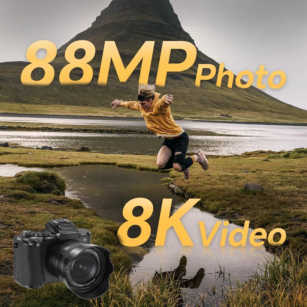 SONIDA 8K Wifi Vlogging Camera Professional Live Streaming