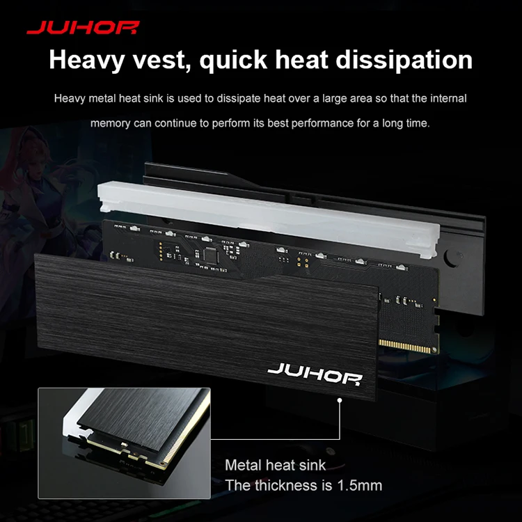 Juhor DDR5 32GB RAM - High Performance & Reliable Memory