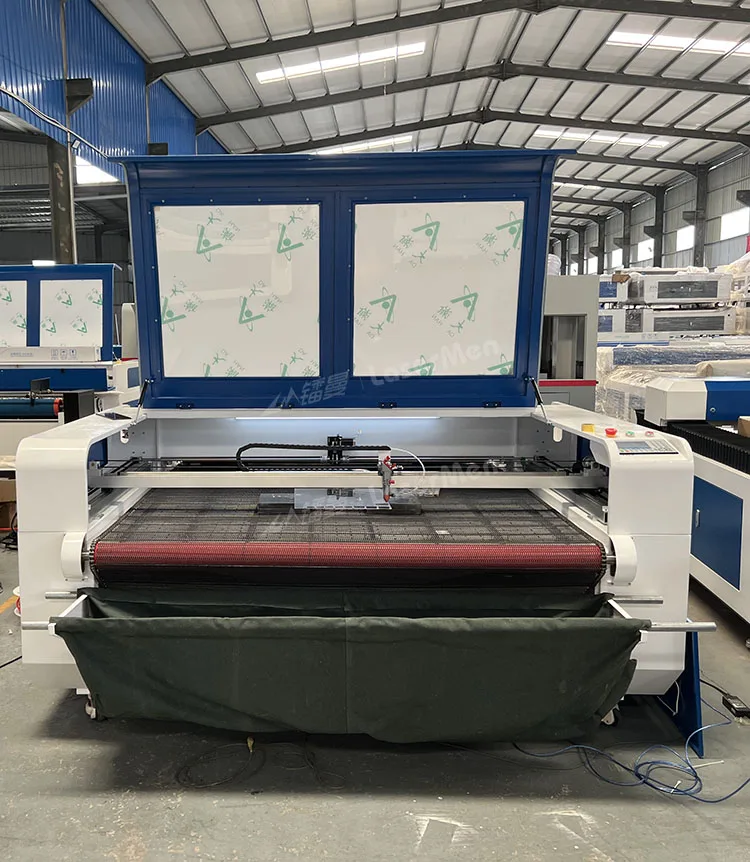 High Speed Fabric Textile Laser Cutting Machines Cnc CO2 1610 1625 1810 Cutting for T Shirt Sportswear Clothing Cutting Machine