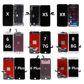 LCD 6 6S 7 8 Plus X XR XS Max 6G 7G 8G Panel Ekran Touch Screen LCD Display For iPhone 5S 10 11 12 13 14 Pro MAX SE 3 2022 2020
