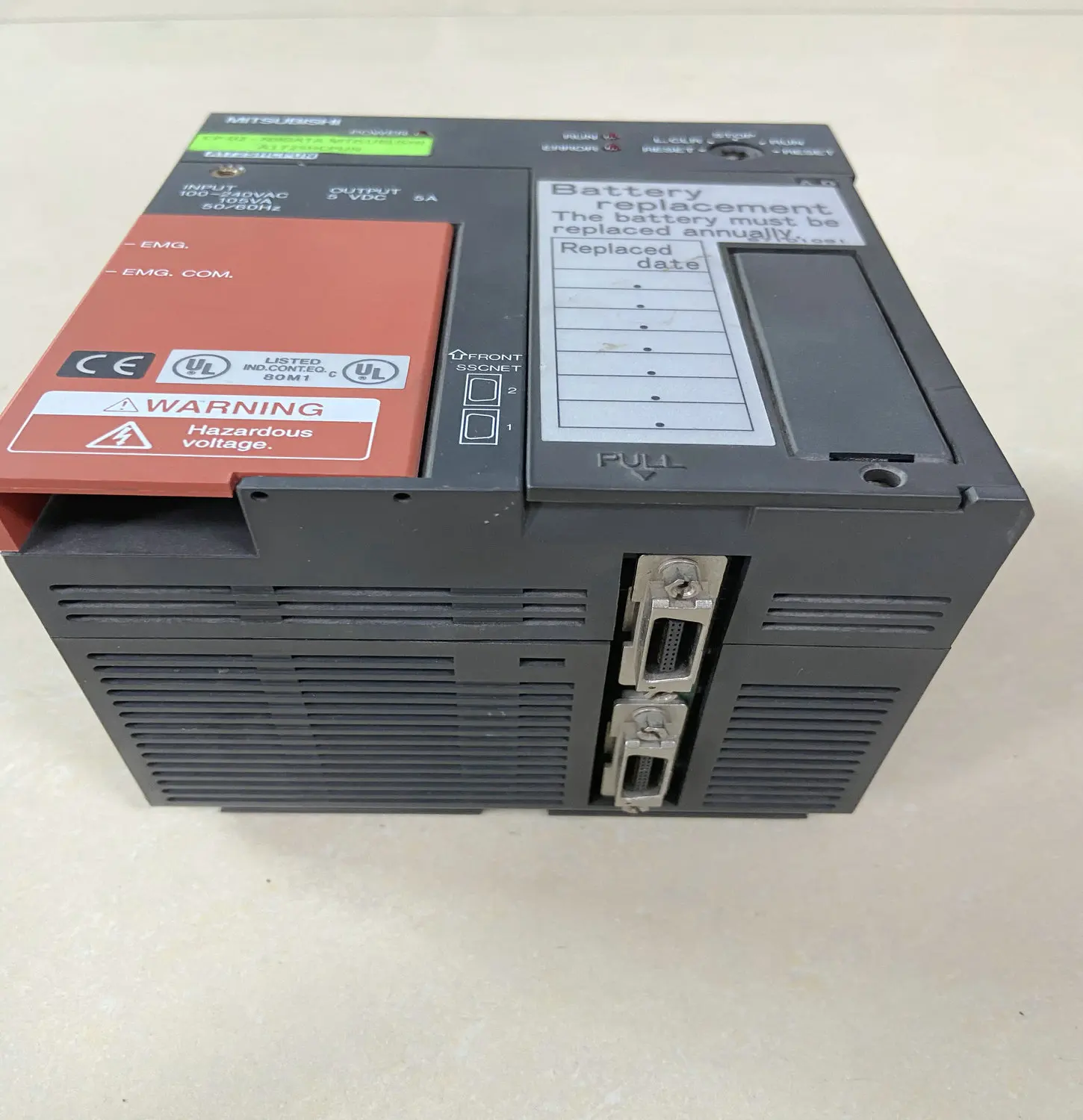 A171SCPU-S3 モーションコントローラー PLC 三菱 新潟射出成形機 