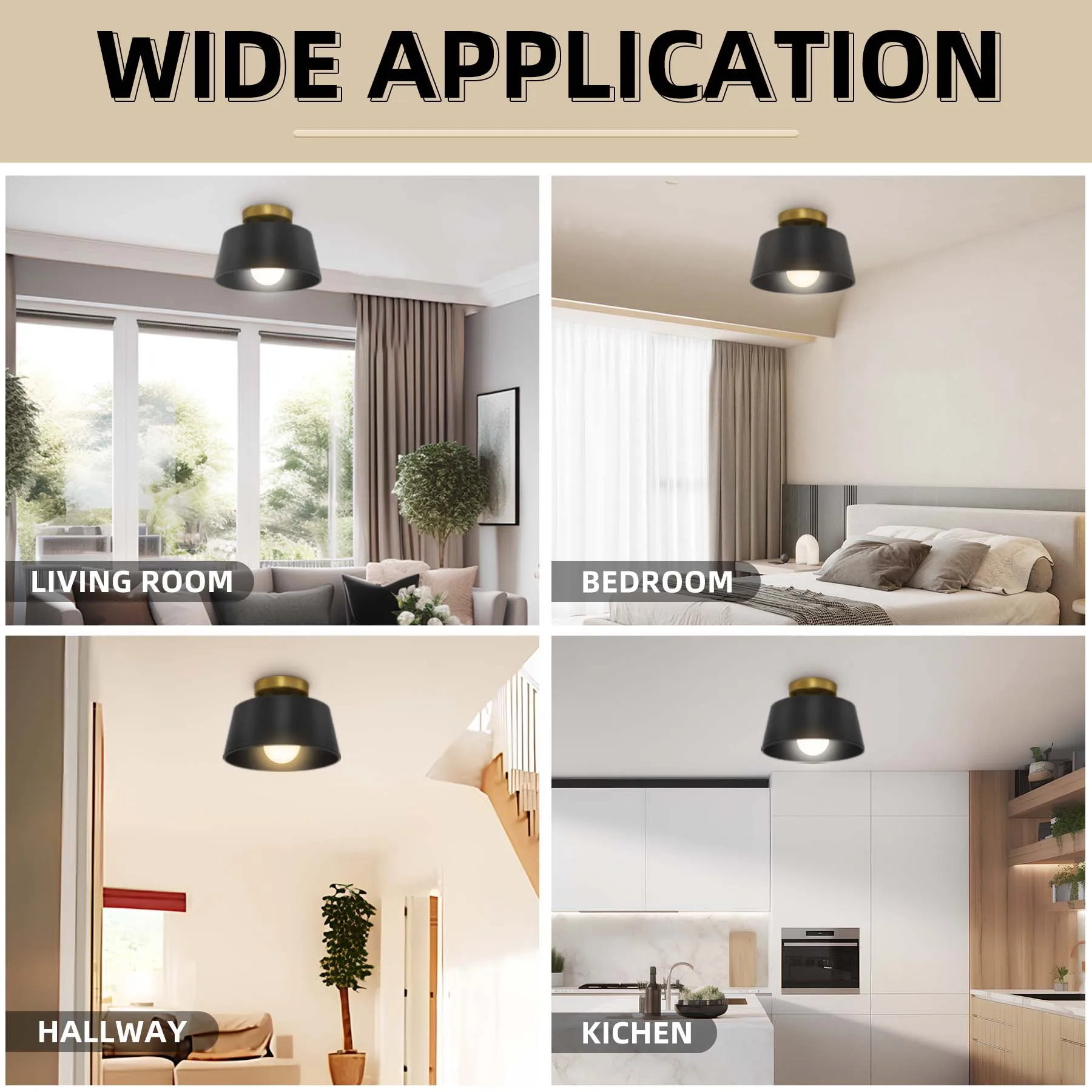 Vintage Design Indoor Ceiling Lights for Home Decorative Ceiling Lights ...